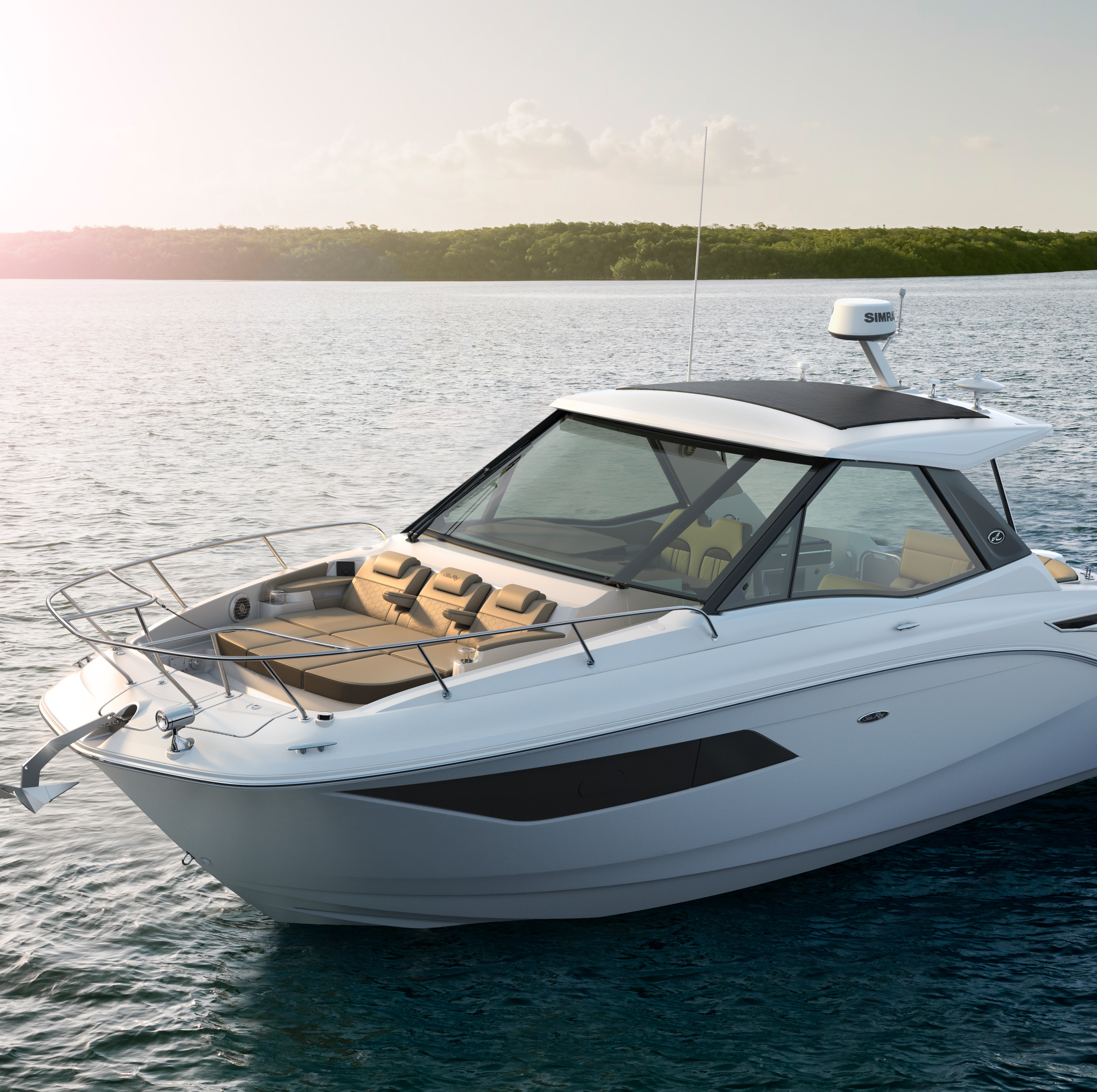 Sea Ray Sundancer 320 Coupe OB: успешные испытания «карманной яхты»  Sea Ray Sundancer 320 Coupe OB: успешные испытания «карманной яхты»